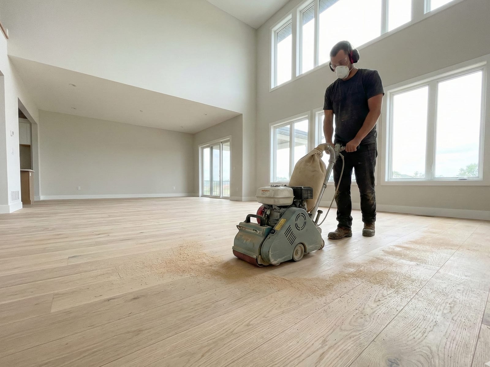 Flooring installation project in Raleigh